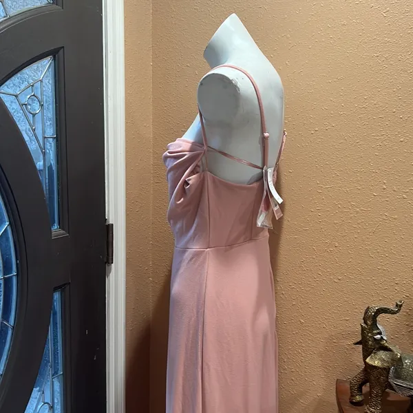 Birdy Grey pink spaghetti strap long dress nwt - Image 5