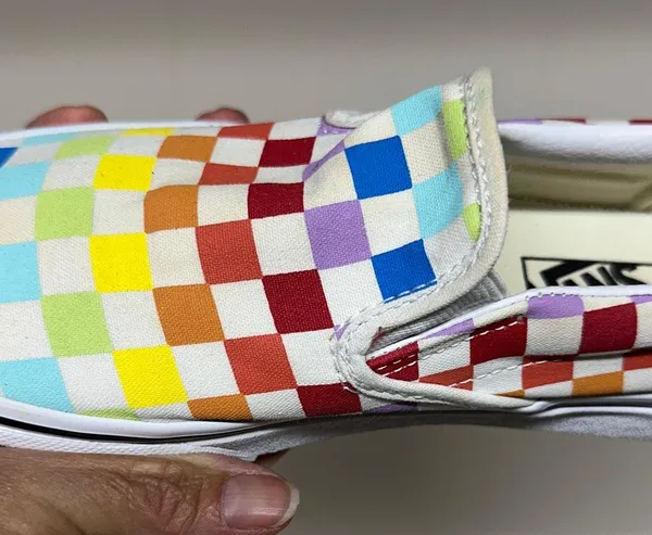 Vans Multicolor Checkered Slip-On Sneakers women’s 7.0 men’s 5.5 - Image 10