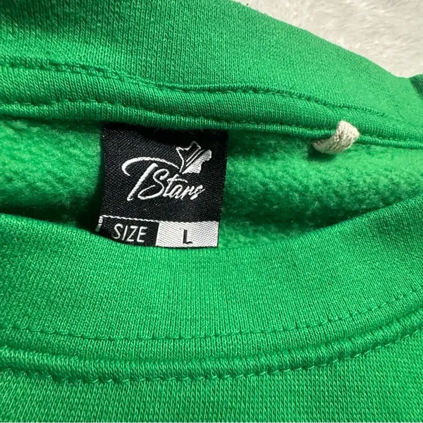 Go Jesus It's Your Birthday Christmas Party Sweater Green Sz L - Image 3