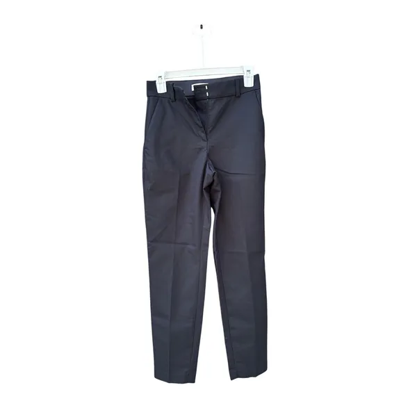 H&M Dress Pants Womens US 2 Gray Slim Ankle Career Office Stretch Trouser - Image 2