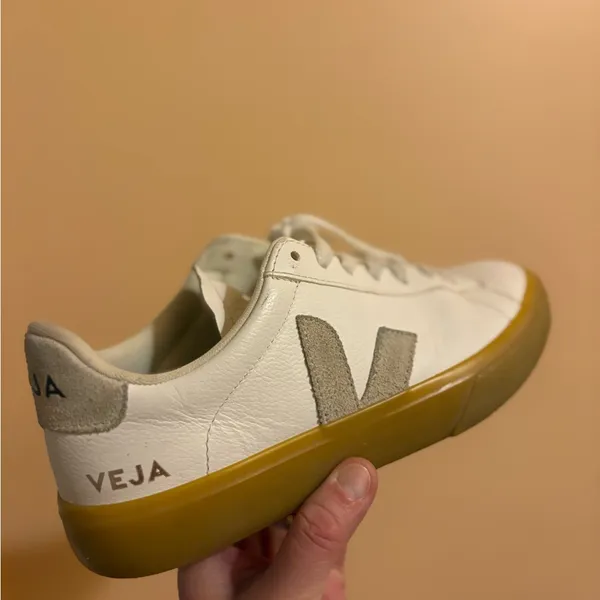 Veja Campo Sneakers in White/Natural - Image 11