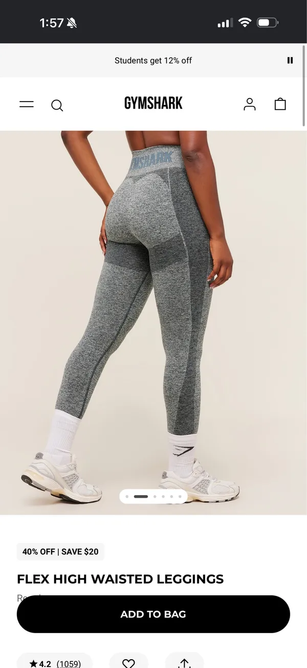 Gymshark Flex High-Waisted Leggings - Image 4