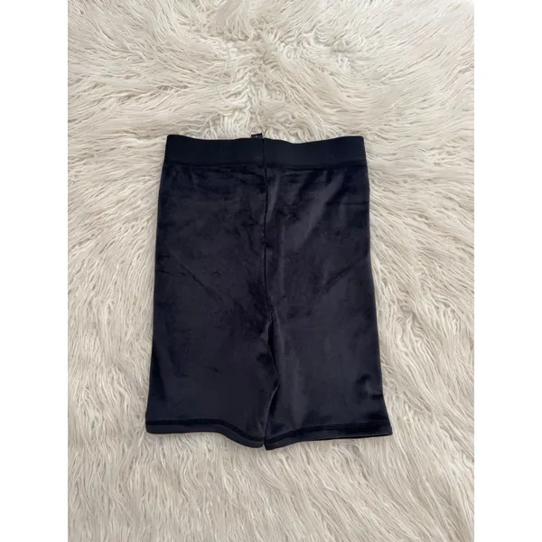 Skims High Waist Velour Short Onyx Size Small - Image 6