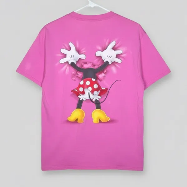 WALT DISNEY RESORT Women’s Minnie Mouse Disney Drop Shoulder Graphic Tee - Image 3