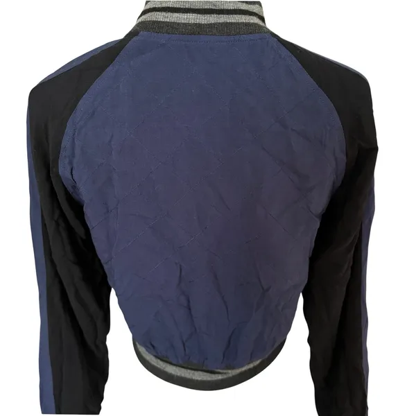 NWOT We‎ the Free Retro Cropped Bomber Jacket Size XS Navy Marine - Image 4