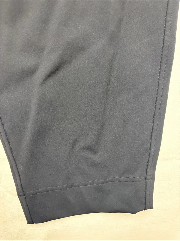 Lululemon womens large tapered leg mid rise 7/8 pant black athletic crop casual - Image 6