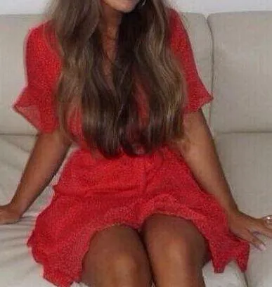 Red Belted Dress - Image 4