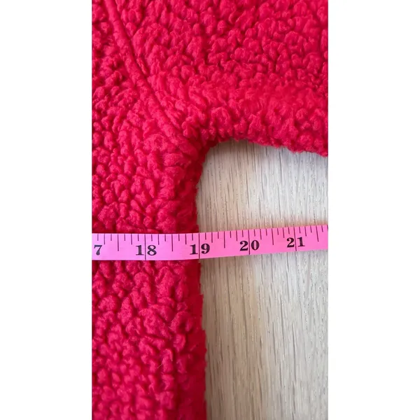 J. Crew Womens Sherpa Polartec Half Zip Pullover Hoodie Sweater - Image 4