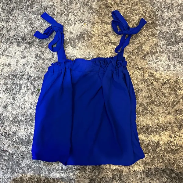 Entro Royal Blue Tie Top - Image 2