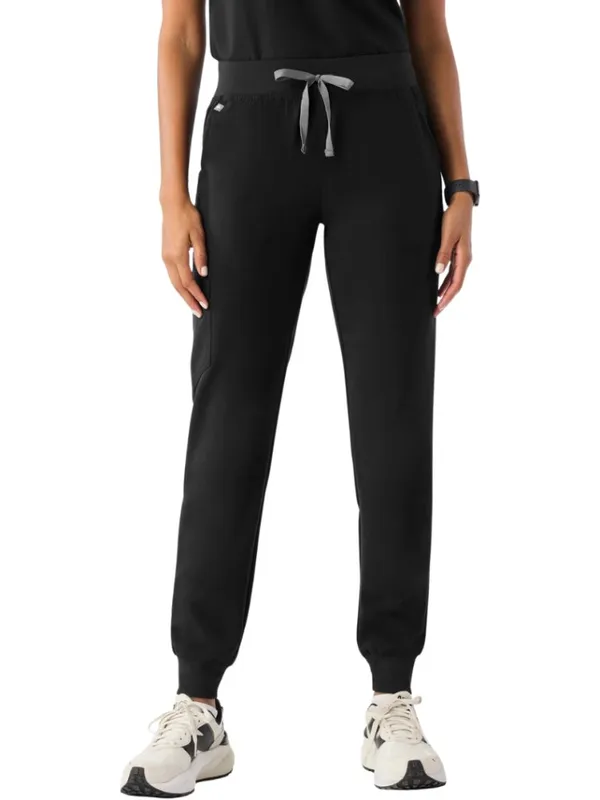 Figs Zamora Jogger Scrub Pant Womens Medium Black Medical Nurse Technical Health - Image 3