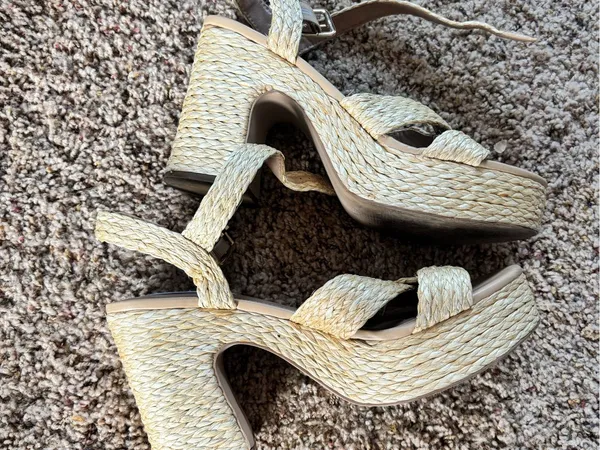 Steve Madden Braided Tan Platform Sandal - Image 5