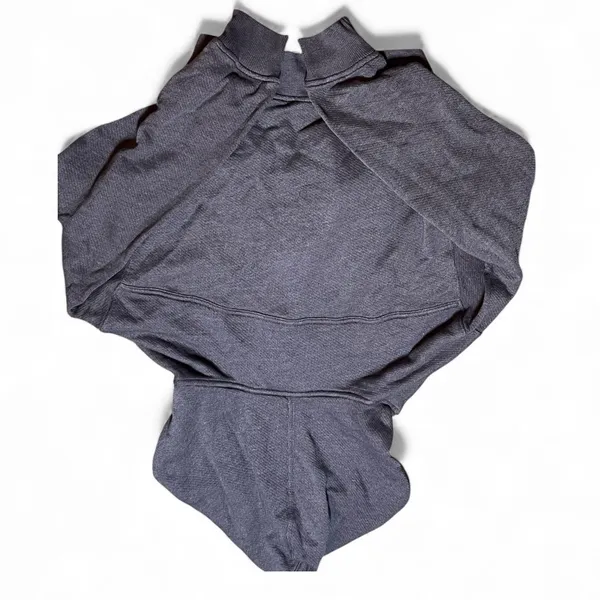 American Eagle Outfitters Seriously Lived In Gray Pullover Hoodie Sweatshirt Med - Image 2