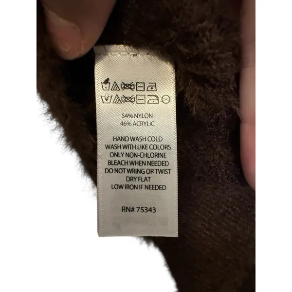 Jessica Simpson Brown Sleeveless Turtleneck Sweater Vest | Women’s M - Image 5