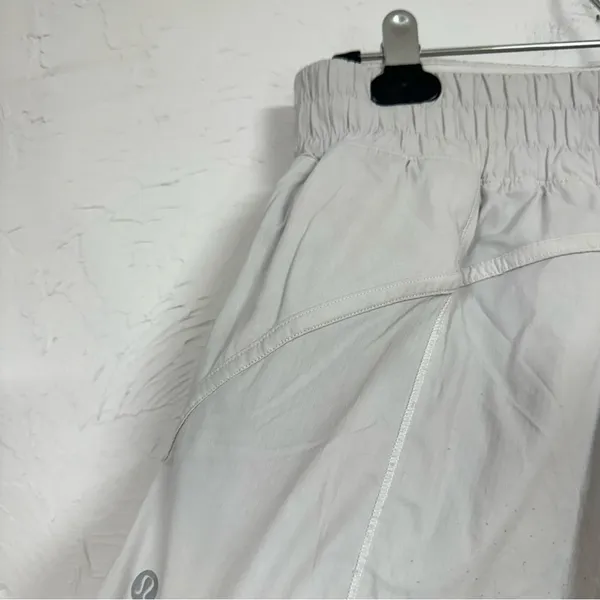 Lululemon Grey Athletic Shorts Womens 10 Casual Running Casual Lined retro Sport - Image 9