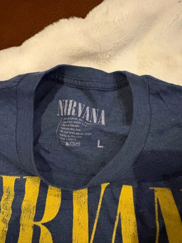 Band tee Blue Size L - Image 3