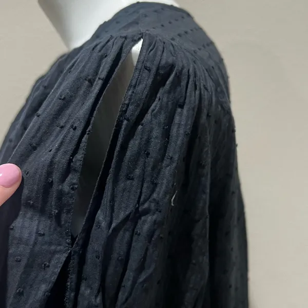 Madewell black short sleeve blouse - Image 4
