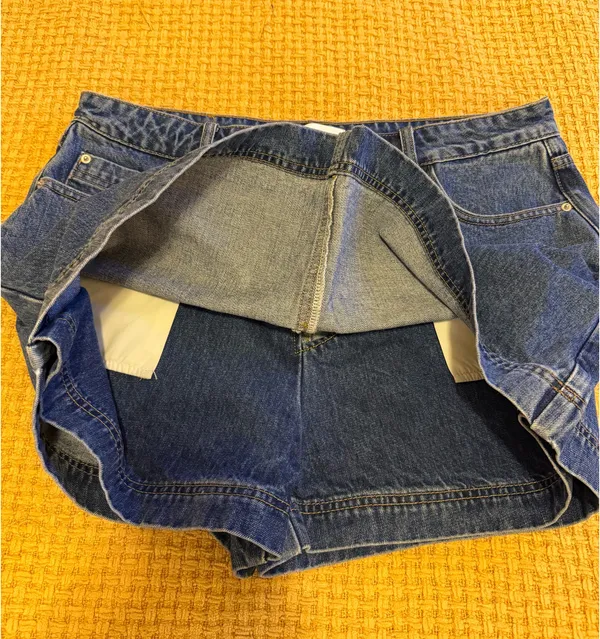 Princess Polly Mid Wash Gazelle Denim Skort - Image 7