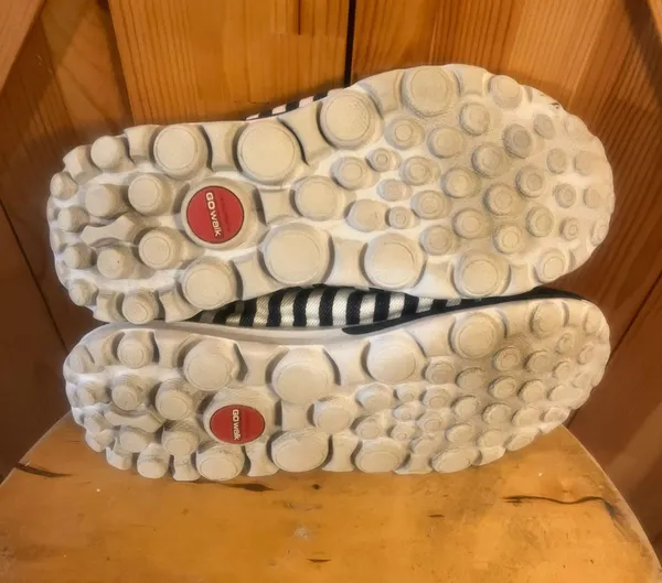 Skechers Go Walk Resalyte Striped Blue/white Women's Shoes Size 7.5 13796 - Image 6