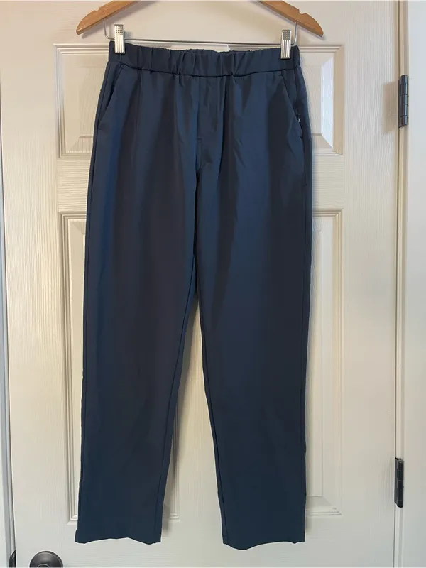 Women’s Cozy Earth Always Cropped Pants Eclipse Navy Blue Size S - Image 6