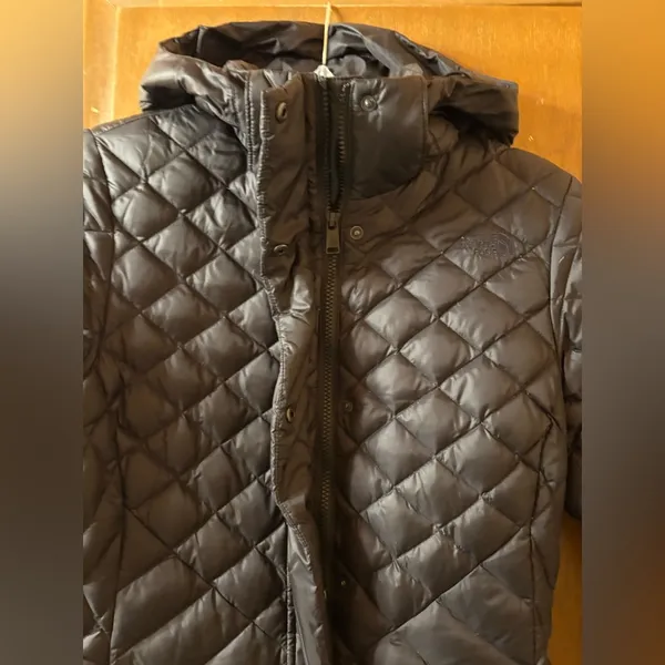 The North Face 550 Transit Down Parka Coat in Black - Image 8