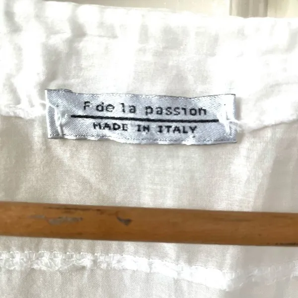 F de la Passion white tank top - Image 5