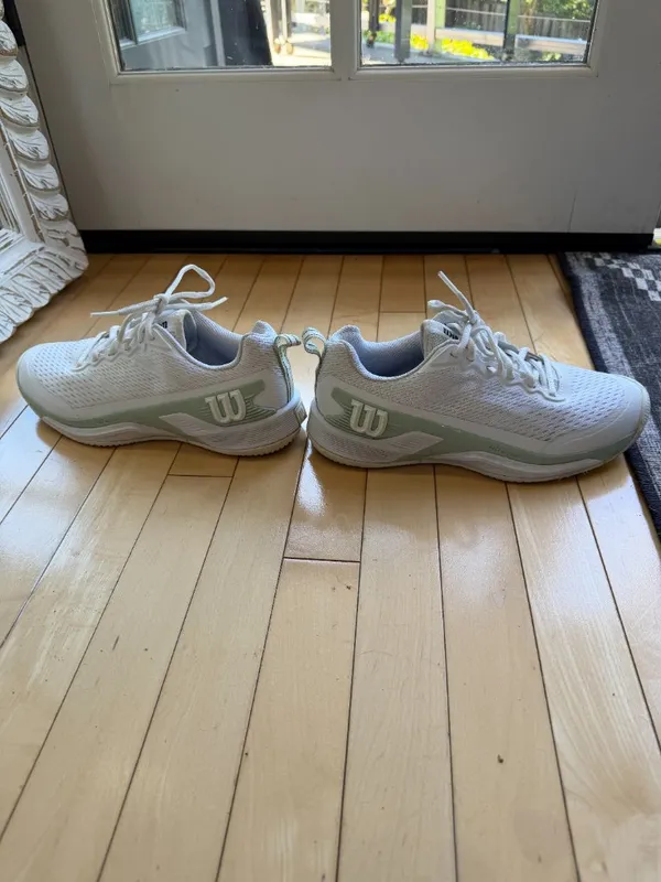 Wilson Rush Pro 4.5 Tennis / Pickleball / Court Shoes White with Green Size 9.5 - Image 5