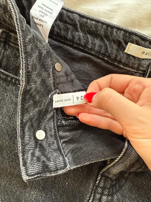 PacSun black jean shorts - Image 2