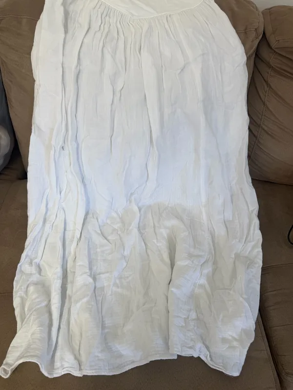 Aerie White Maxi Dress - Image 6