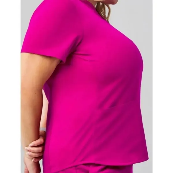 ✨Fabletics Method Flex 2-Pocket Scrub Sz 2X Pink Top✨ - Image 4