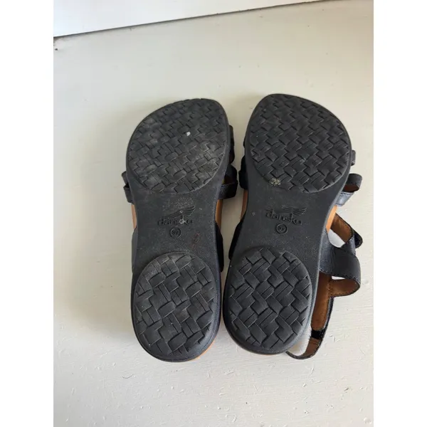 Dansko Jolene Black Gladiator Sandals Size‎ 39 (8.5-9) - Image 8