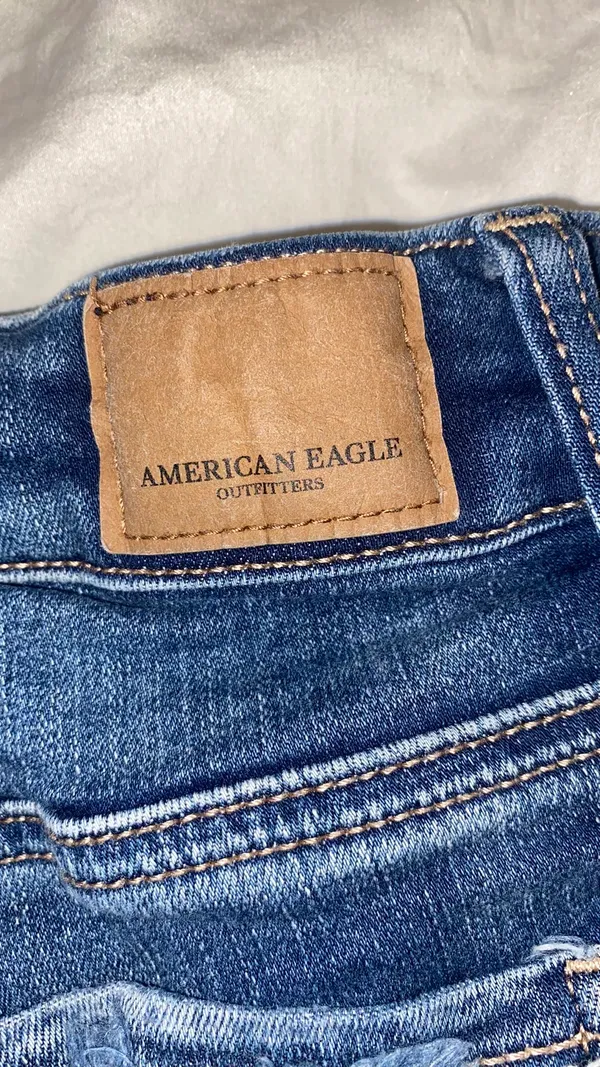 Outfitters Ripped Jean Shorts - Image 4