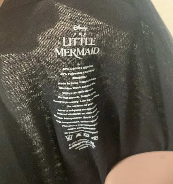 Disney The Little Mermaid woman size LARGE NWOT t shirt - Image 5