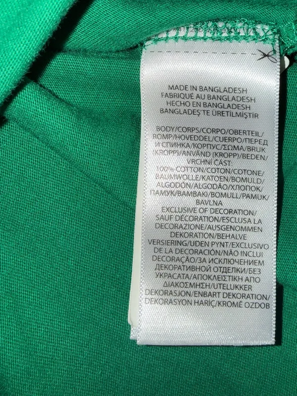 Polo Ralph Lauren Green Pony Baby Tee Fitted Cotton Top XS - Image 11