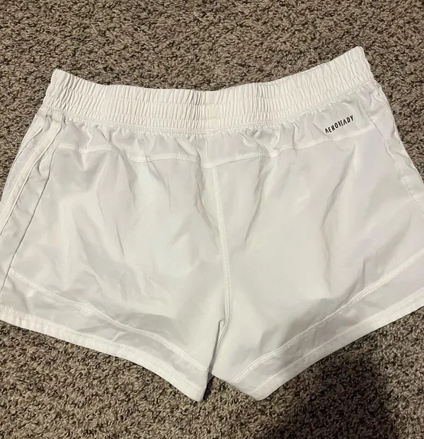 white adidas shorts  - Image 2
