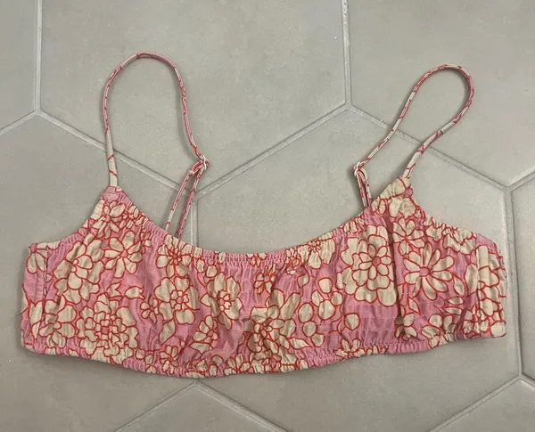 triangl bikini xs/xxs pink floral - Image 2