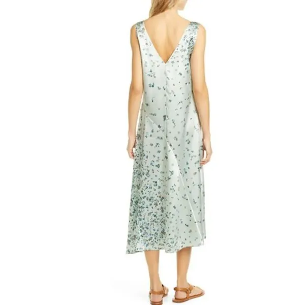 Floral Asymmetrical Shift Dress Vince - Image 2