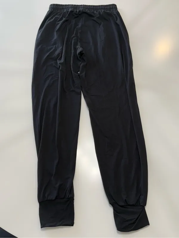Everyday Black Drawstring Joggers for Women Size Medium NWOT - Image 7