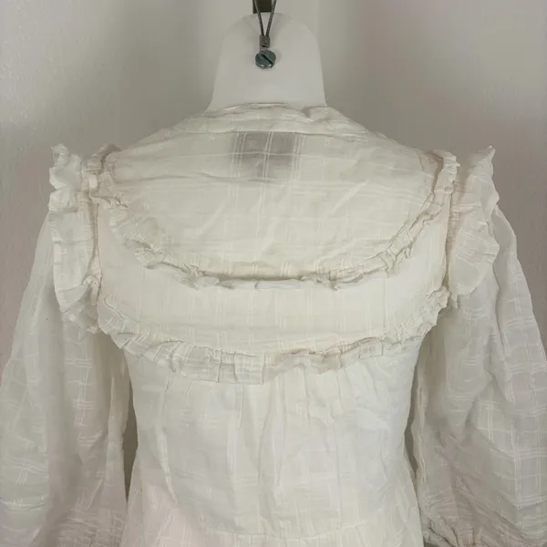 Cleobella Elliot ivory organic cotton mini dress - Image 9