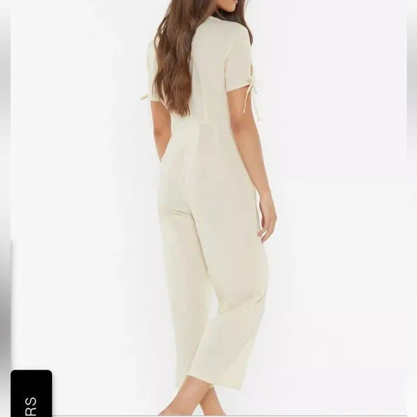 🌼Nasty Gal linen jumpsuit - Image 3