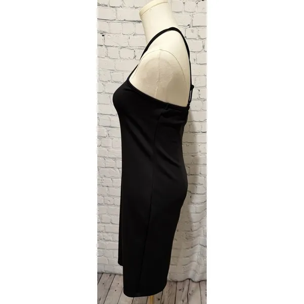 Venus elegant black bodycon halter midi dress Size XS - Image 3