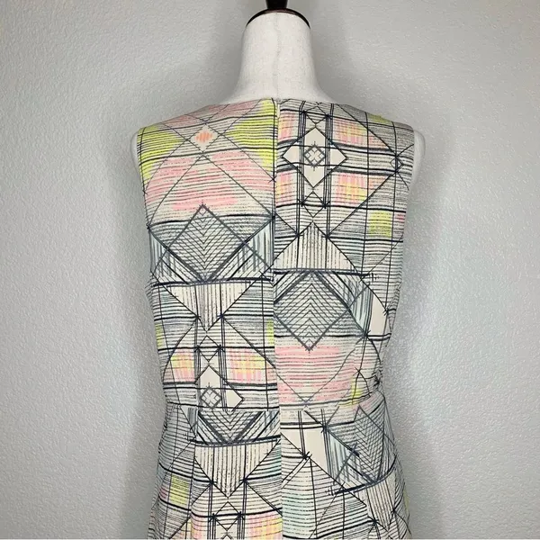 Forever 21 Geometric Print Sheath Dress, Sz Large - Image 9