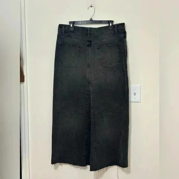 Reformation‎ Jeans Tazz Maxi Denim Skirt 31 - Image 6