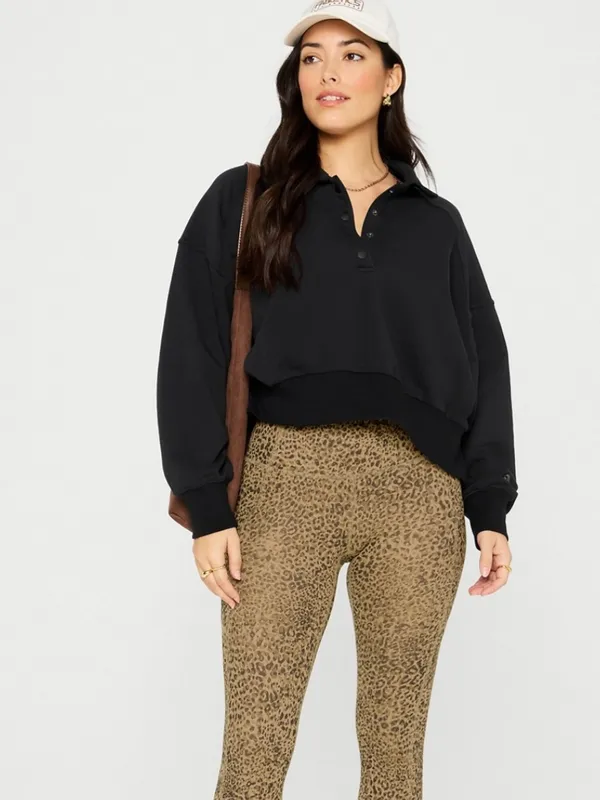 Fabletics Year Round Terry Snap Front Sweatshirt XXL/1X Athleisure - Image 3