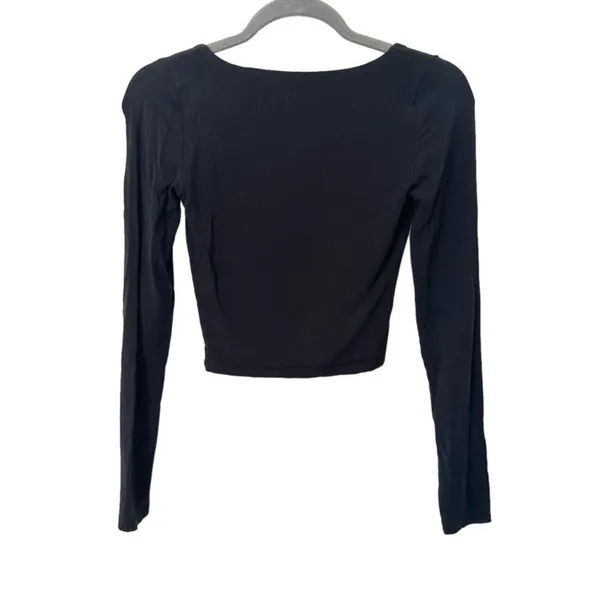 ARITZIA‎ Wilfred Lydia Ruched Long Sleeve Top Sz XS - Image 3