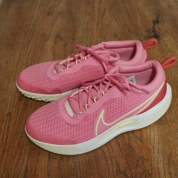 Nike‎ Air Max Volley Womens Size 8.5 Tennis Shoes Pink White Athletic Sporty - Image 5