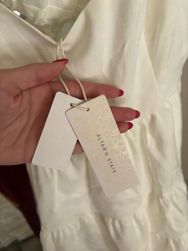 Altar'd State White Dress - Image 4