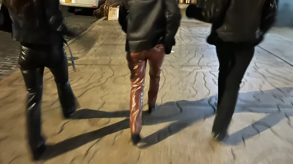 Abercrombie Leather Pants - Image 2