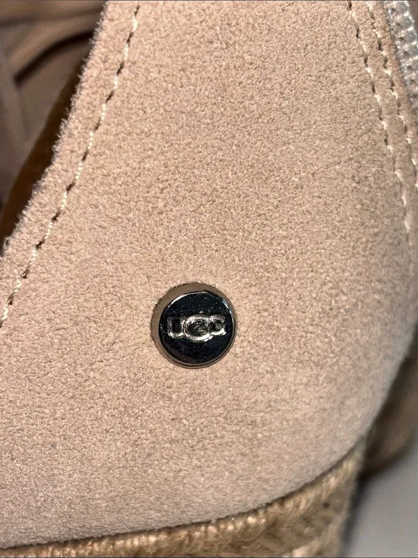 UGG Yarrow Wedge Sandals Beige - Image 5