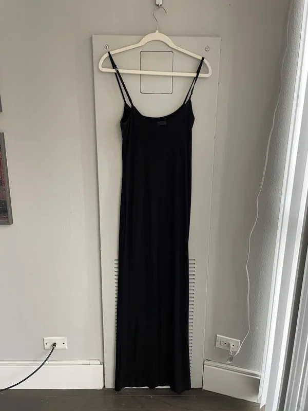 Black Lounge Soft Maxi Dress - Image 7