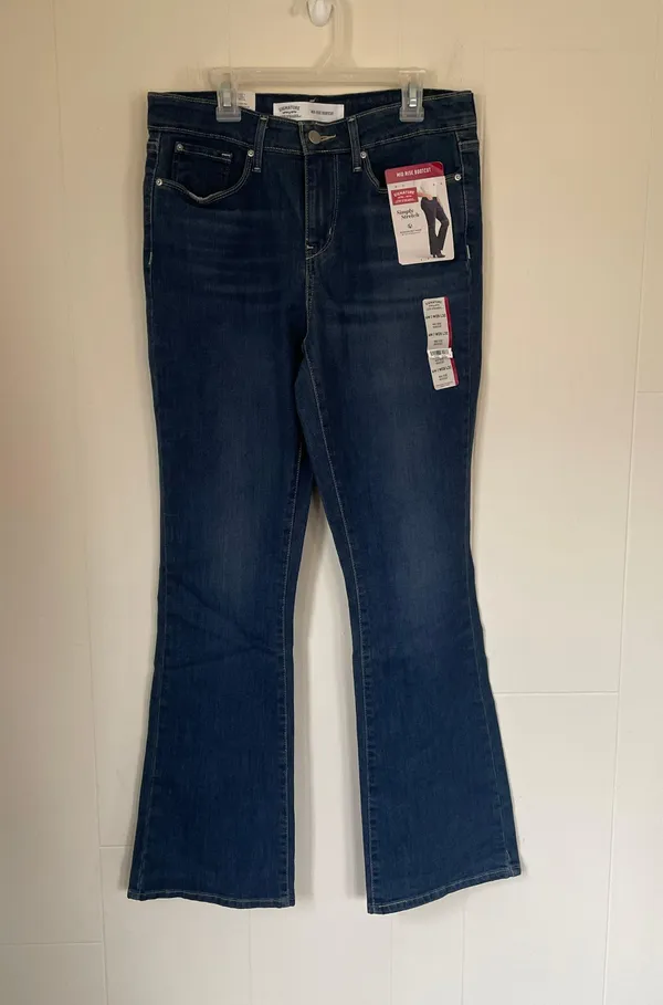 Signature by Levi Strauss NEW Mid-rise Bootcut jean Simply Stretch Women’s sz 6M - Image 3